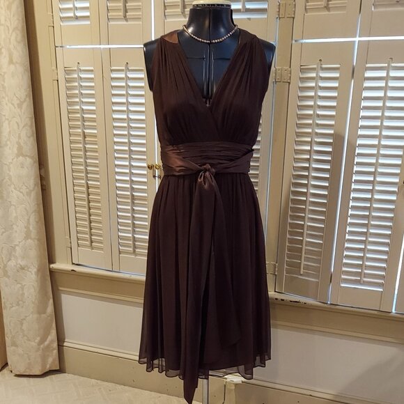 NWT Vintage Maggy London Silk Dress 4 - Picture 2 of 11